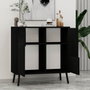 Hanah Home Darien - Black Wood